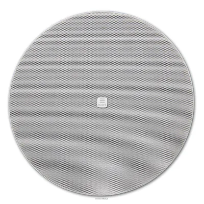 Apart Audio CMX20DT 8" (244mm) Bezramkowy 2-drożny głośnik sufitowy serii DESIGN, 20-10-5-2.5W/100-70V; 100W/16Ω, magnes neodymowy, maskownica ze zdejmowalnym logo, IP 50; Quick-Fix konektor, BIAŁY