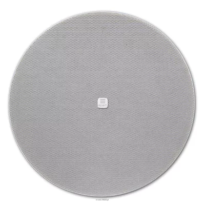 Apart Audio CMX20DT 8" (244mm) Bezramkowy 2-drożny głośnik sufitowy serii DESIGN, 20-10-5-2.5W/100-70V; 100W/16Ω, magnes neodymowy, maskownica ze zdejmowalnym logo, IP 50; Quick-Fix konektor, BIAŁY
