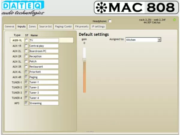 Monacor MAC-808 - 4
