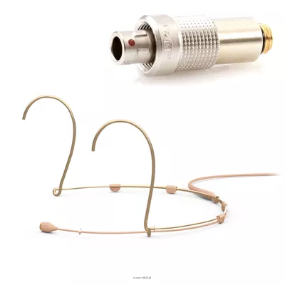 DPA 4066-OC-A-F03-LH - 4066 CORE Omni Headset Mic, Beige, 3-pin LEMO