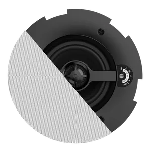 AUDAC CALI424   2-way 4  ceiling speaker with Twist-Fix  grill White – 30W – 8Ω, 100V – 24W, 12W, 6W