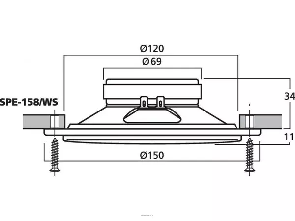 Monacor SPE-158/WS - 2