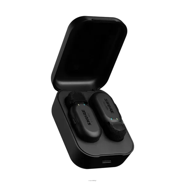 SHURE MV-TWO-KIT-Z6 - Zestaw dwóch mikrofonów bezprzewodowych MoveMic MV-LAV, Case ładujący, Odbiornik - 2