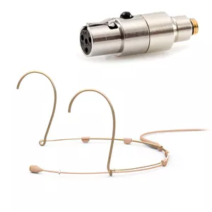 DPA 4066-OC-A-F10-LH - 4066 CORE Omni Headset Mic, Beige, TA4F Mini-XLR