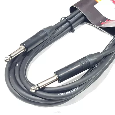 Instrumental cable, Neutrik black Jack, 5 m - kabel instrumentalny, czarny Jack Neutrik, 5 m Link