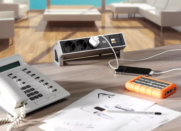 BACHMANN DESK 2 Listwa multimedialna - 2