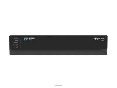 WORK PRO SYNTHEA 4125 – 4-kanałowy wzmacniacz instalacyjny DSP 4 × 125 W