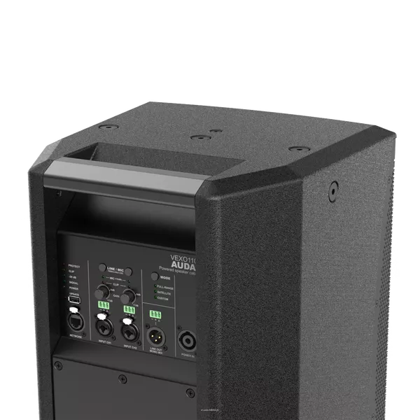 AUDAC VEXO110. Wysokowydajny, aktywny głośnik 2-drożny z przetwornikiem 10” - 7