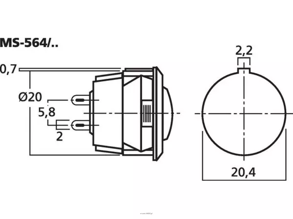 Monacor MS-564/SW - 2