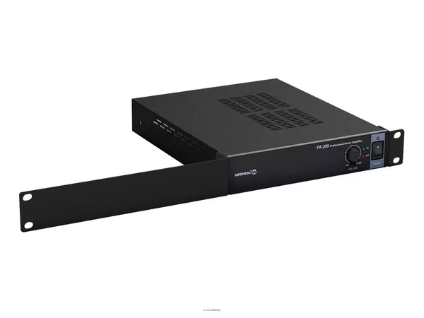 WORK PA 200 CYFROWY wzmacniacz instalacyjny, moc: 2 x 100 W @ 8 ohm lub 1 x 200 W @ 100 V – dwukanałowy wzmacniacz cyfrowy w klasie D – sterowanie po RS 232 - 4