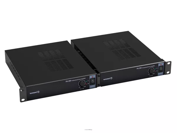 WORK PA 200 CYFROWY wzmacniacz instalacyjny, moc: 2 x 100 W @ 8 ohm lub 1 x 200 W @ 100 V – dwukanałowy wzmacniacz cyfrowy w klasie D – sterowanie po RS 232 - 3