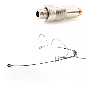 DPA 4466-OC-R-B03 - 4466 CORE Omni Headset Mic, Black, 3-pin LEMO