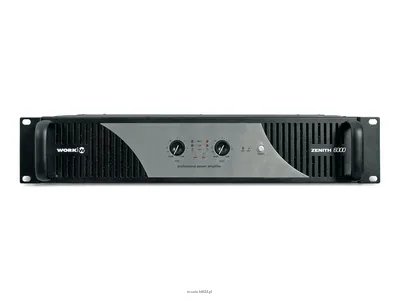  WORK ZENITH 6000 Wzmacniacz mocy 2 U - 2 x 1.200 W / 8 ohm lub 2 x 2.000 W / 4 ohm lub 2 x 3.000 W / 2 ohm lub 1 x 4.100 W / 8 ohm lub 1 x 6.200 W / 4 ohm
