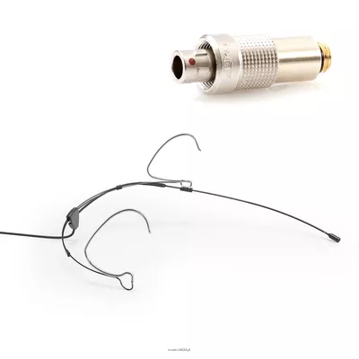 DPA 6066-OC-R-B03 - 6066 CORE Omni Headset Mic, Black, 3 pin LEMO