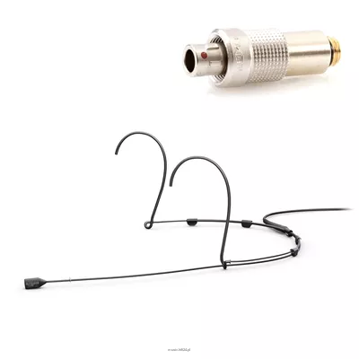 DPA 4088-DC-A-B03-LH-S - 4088 CORE Directional Headset Mic, Black, 3-pin LEMO, Small