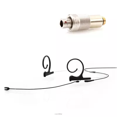 DPA 4188-DC-F-B03-LH - 4188 CORE Directional Flex Headset Mic, 120 mm Boom, Black, 3-pin LEMO