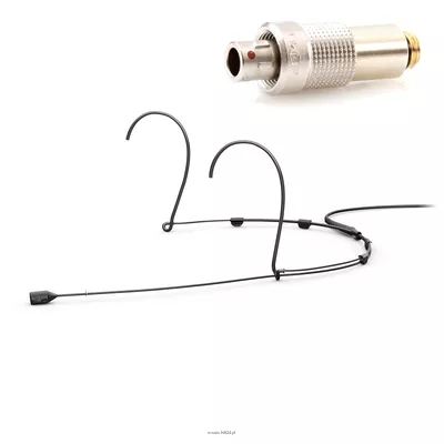 DPA 4088-DC-A-B03-LH - 4088 CORE Directional Headset Mic, Black, 3-pin LEMO