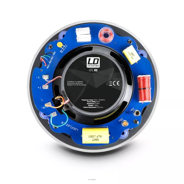 LD CFL 62 2-drożny głośnik 6,5” instalacyjny bez obudowy - 4