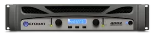 Crown XTi 4002 - Dwukanałowy wzmacniacz mocy, DSP 2x1600W/2Ω, 2x1200W/4Ω, 2x650W/8Ω, 3200W/4Ω/mono, 2400W/8Ω/mono,  procesor DSP