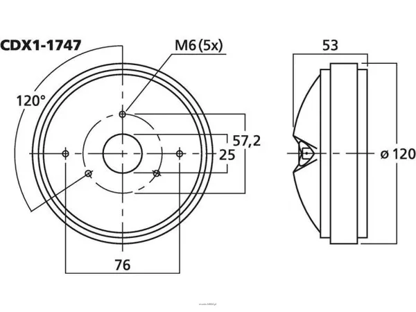Monacor CDX1-1747 - 4