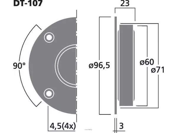 Monacor DT-107 - 3