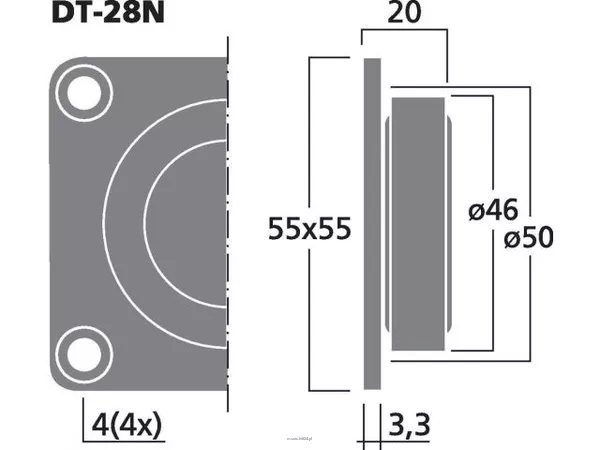 Monacor DT-28N - 3