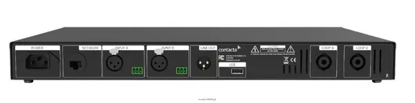 CONTACTA V34A-EU wzmacniacz pętli indukcyjnej z dwoma wyjściami, 2x 34V@12A RMS - 2
