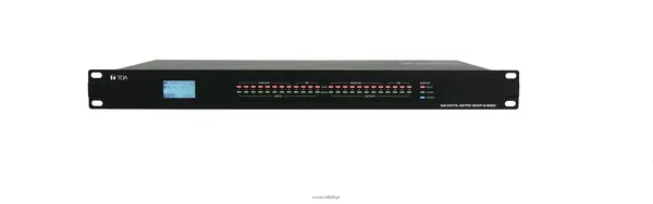 TOA M-8080D-EB cyfrowy mikser audio 8x8 dedykowany do aplikacji muzyki, dystrybucji dźwięku oraz systemów wielostrefowych. - 3