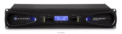 Crown XLS 1502 - Dwukanałowy wzmacniacz mocy, DSP 2-kanałowy, klasa D, moc: 2x775W/2Ω, 2x525W/4Ω, 2x300W/8Ω, 1050W/8Ω/mono, 1550W/4Ω/mono, klasa D, procesor DSP