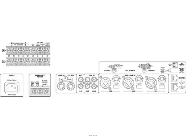 Monacor PA-1240 - 2