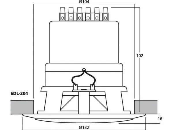 Monacor EDL-204 - 3
