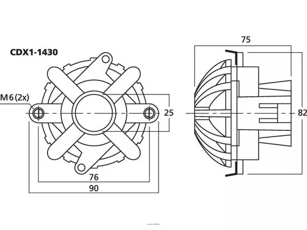 Monacor CDX1-1430 - 3
