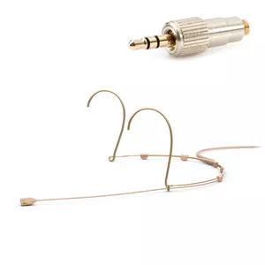 DPA 4088-DC-A-F34-LH-S - 4088 CORE Directional Headset Mic, Beige, Mini-Jack, Small