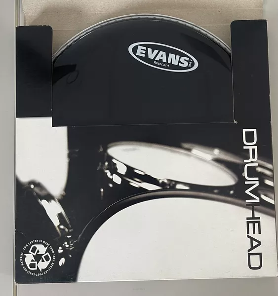 EVANS zestaw: Resonant 1x Glass & 1x Black 10'' naciągi perkusyjne - 2