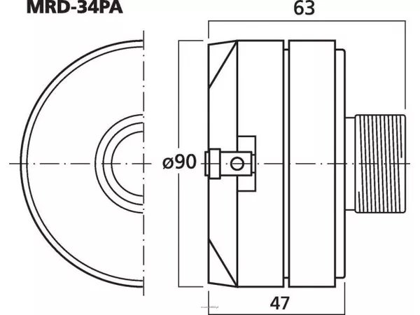 Monacor MRD-34PA - 3