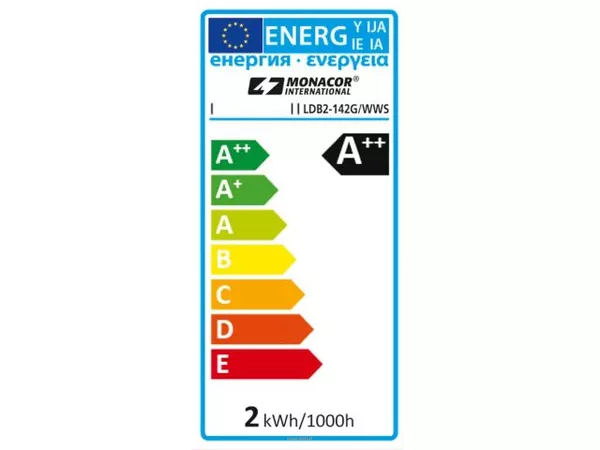 Monacor LDB2-142G/WWS - 2