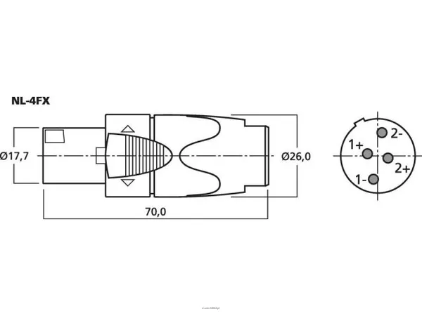 Monacor NL-4FX - 2