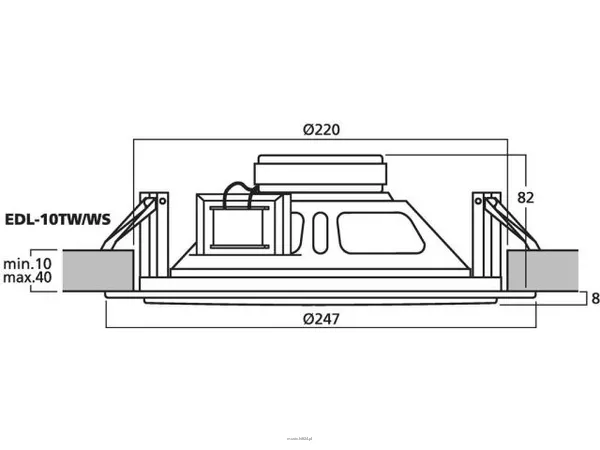 Monacor EDL-10TW/WS - 6