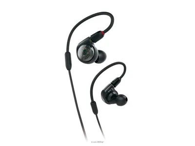 Audio-technica ATH-E40 odsłuch douszny z dwufazowym przetwornikiem typu "push-pull"