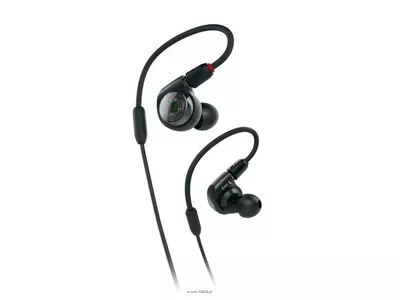 Audio-technica ATH-E40 odsłuch douszny z dwufazowym przetwornikiem typu "push-pull"