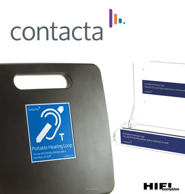 CONTACTA PĘTLA INDUKCYJNA IL-PL20-2 PRZENOŚNA w komplecie z półką