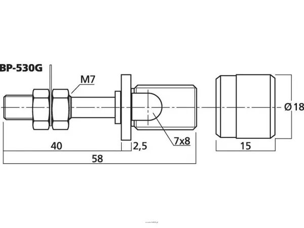 Monacor BP-530G - 2