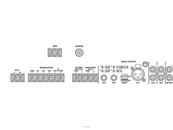 Monacor PA-803DAP - 2