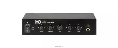 ITC T-10AP Wzmacniacz miksujący mini. 10W, 4Ω, 100V. Zasilanie 12 V DC
