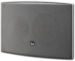 toa BS-1034S  Głośnik naścienny 10W, dwudrożny; efektywność 90 dB SPL; pasmo przenoszenia 120Hz - 20kHz; specjalny uchwyt montażowy; srebrny