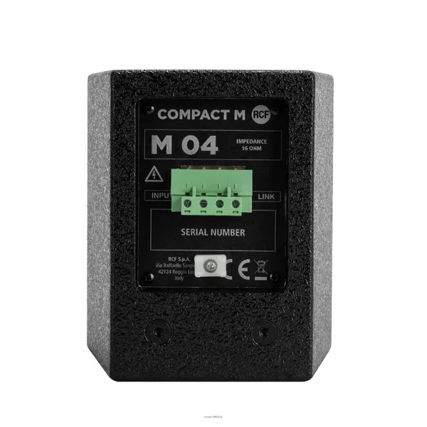 RCF COMPACT M 04  Black/Biały  DWUKIERUNKOWY GŁOŚNIK PASYWNY - 4