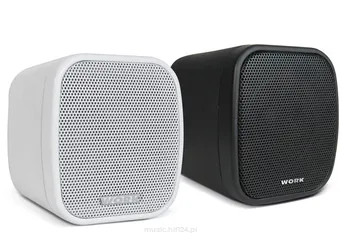 WORK NEO 3 BIAŁA lub CZARNA, woofer 3 cale, wymiary: 85 x 95 x 100 mm, moc: 10 W RMS / 100 V lub 30 W RMS / 8 ohm, pasmo: 110-22 kHz, SPL 100 dB