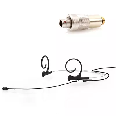 DPA 4266-OC-F-B03-LH - 4266 CORE Omni Flex Headset Mic, 110 mm Boom, Black, 3-pin LEMO