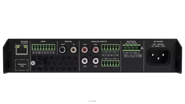 WORK PRO SYNTHEA 2125  profesjonalny 2-kanałowy wzmacniacz instalacyjny Class-D o mocy 2 × 125 W przy 4 Ω - 3