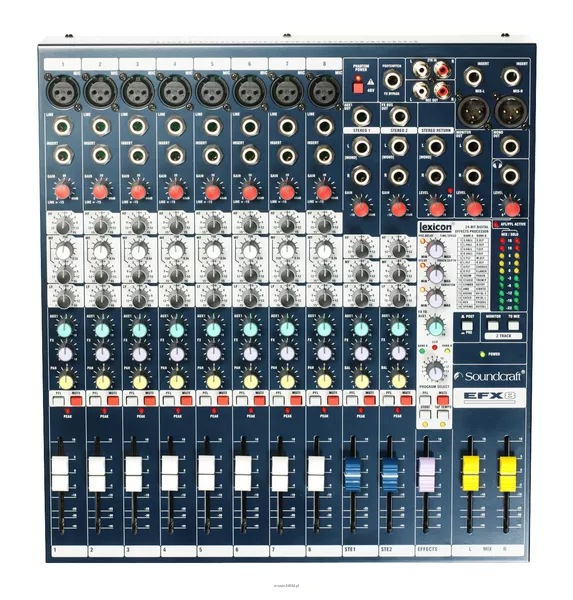 Soundcraft EFX8 Analogowa konsoleta mikserska, procesor efektów - 3